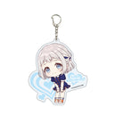 Gakuen Idolmaster A3 Deka Acrylic Key Chain Similar Look Costume Ver. (Mini Character Illustration)