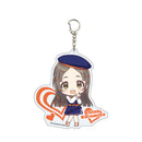 Gakuen Idolmaster A3 Deka Acrylic Key Chain Similar Look Costume Ver. (Mini Character Illustration)