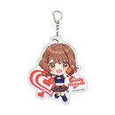 Gakuen Idolmaster A3 Deka Acrylic Key Chain Similar Look Costume Ver. (Mini Character Illustration)