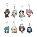 Gushing Over Magical Girls A3 Acrylic Key Chain 03 Alice in Wonderland Ver. (Mini Character Illustration)