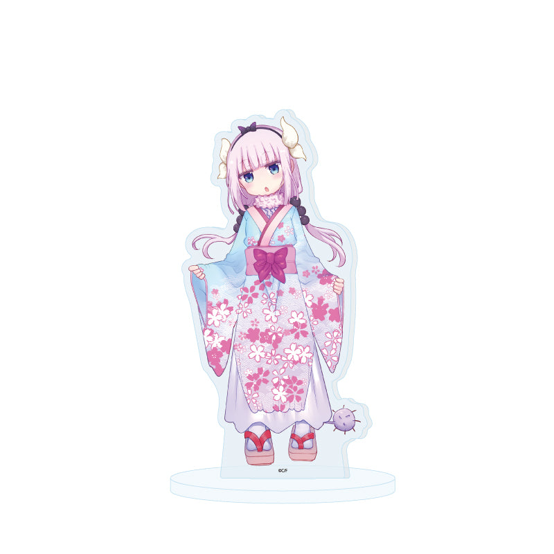 Miss Kobayashi's Dragon Maid A3 Acrylic Stand Kimono Ver. (Original Illustration)