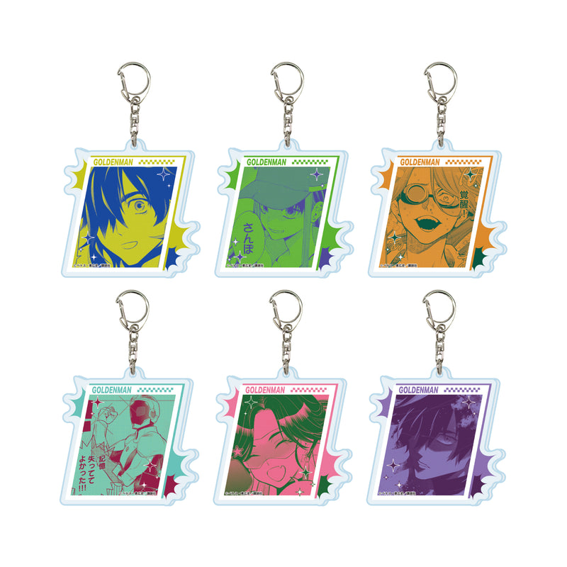 Golden Man A3 Acrylic Key Chain 01 Official Illustration