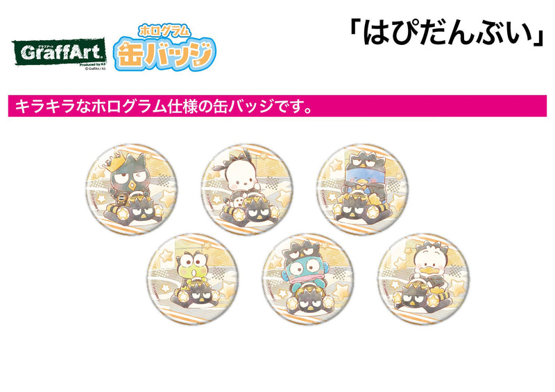 HAPIDANBUI A3 Hologram Can Badge (57mm) 03 Graff Art Illustration