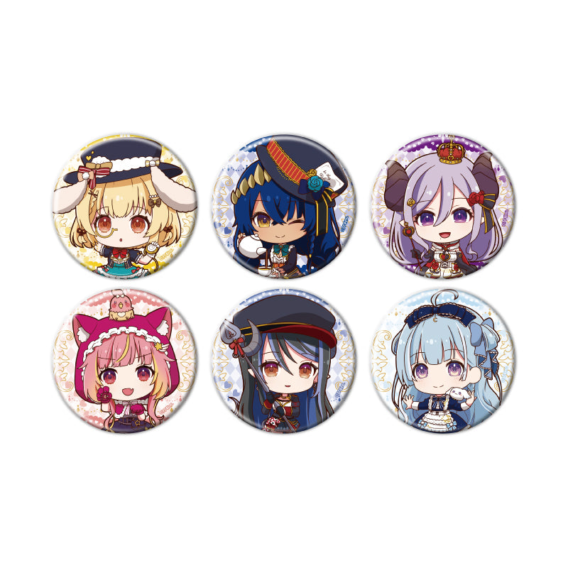 Nanashi Inc A3 Can Badge 02 Mini Character Illustration