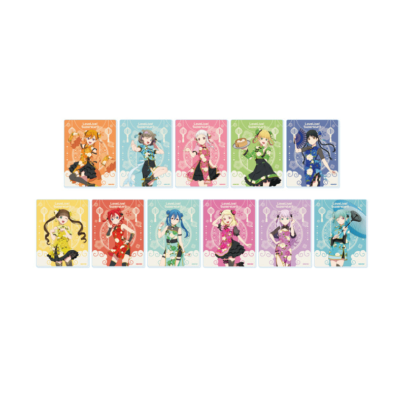 Love Live! Superstar!! A3 Acrylic Card 02 China Dress Style Costume Ver. (Original Illustration)