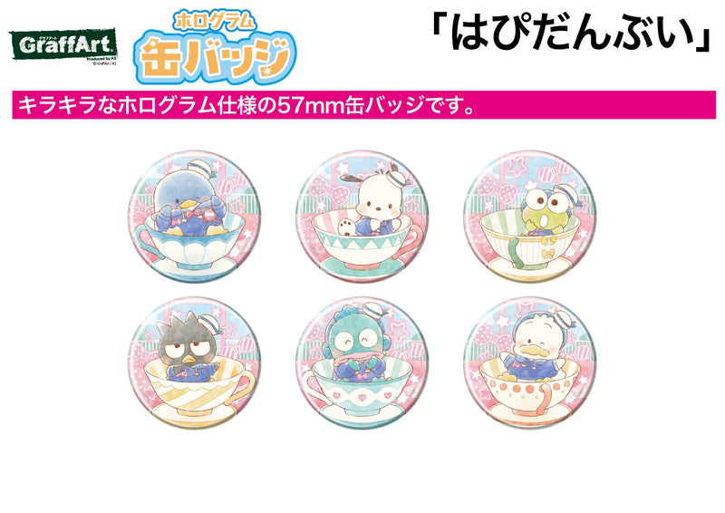 HAPIDANBUI A3 Hologram Can Badge (57mm) 04 Graff Art Illustration