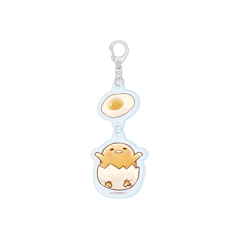 Gudetama A3 Linked Acrylic Key Chain