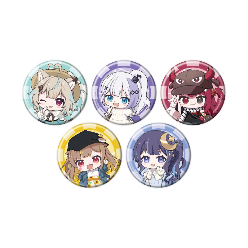 Million Production A3 Can Badge 04 Summer Date Ver. (Mini Character Illustration)