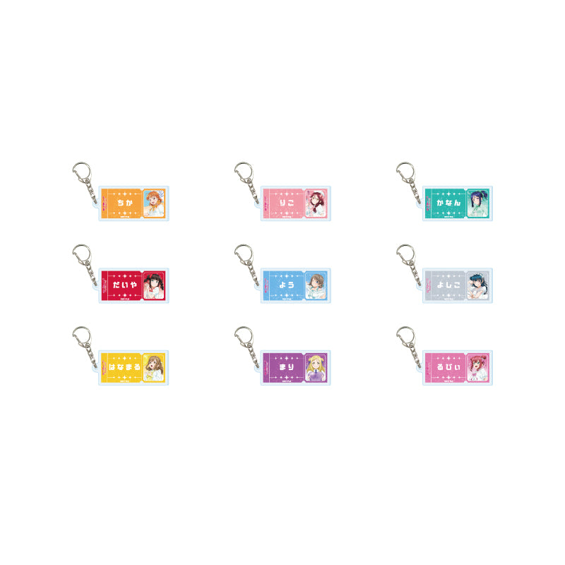 Love Live! Sunshine!! A3 Acrylic Key Chain 02 Parade Ver. (Original Illustration)