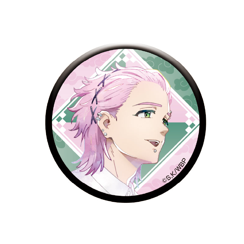 Wind Breaker eye up Glitter Can Badge