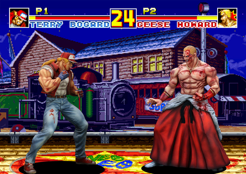 Fatal Fury Special STUDIO24 THE KING OF COLLECTORS'24 EX Terry Bogard (HG Damage Ver.)