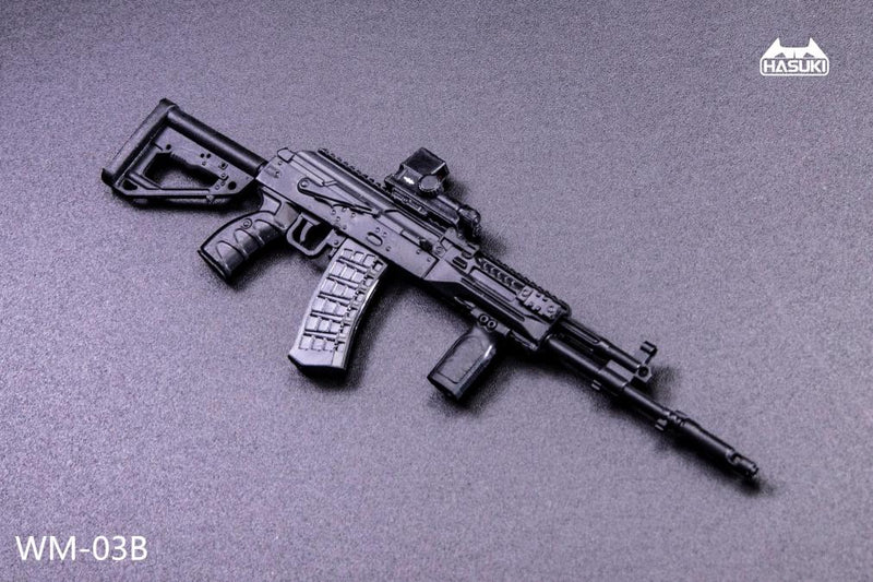HASUKI WM-03B 1/12 SCALE AK-12 EQUIPMENT SET (BLACK)