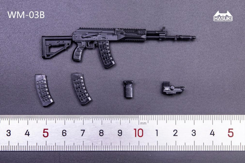 HASUKI WM-03B 1/12 SCALE AK-12 EQUIPMENT SET (BLACK)