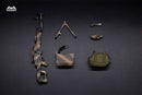HASUKI WM-05C 1/12 SCALE PKM EQUIPMENT SET (WOODLAND CAMOUFLAGE)