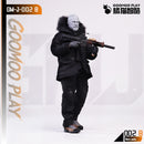 GOOMOO GM-J-002-B BLACK PARKA FOR 1/12 SCALE ACTION FIGURES