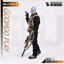 GOOMOO GM-J-002-A SET OF TACTICAL VEST AND WAIST BAG FOR 1/12 SCALE ACTION FIGURES