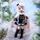 Alvastaria Azone international Tiea White Snow Cat and the Wolf of the Winter Woods