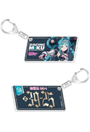 Racing Miku Caravan Racing Miku 2026 Ver. -Good Smile Company 25th Anniversary- Number Plate Style Key Chain