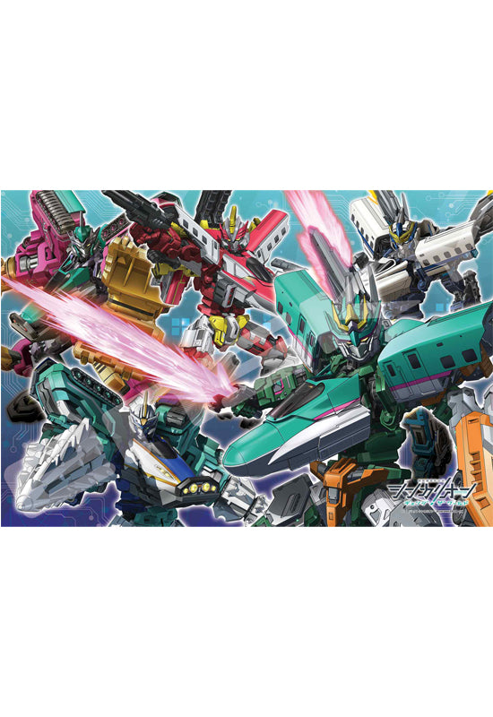 Shinkalion Change The World Ensky Kids Jigsaw 70 Large Piece 70-L13 Shinkalion Vehicle Combine!