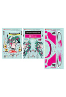 Hatsune Miku GT Project GOODSMILE RACING GSR Character Customization Series 051: Racing Miku 2025 Ver. 1/10 Scale Sticker Set