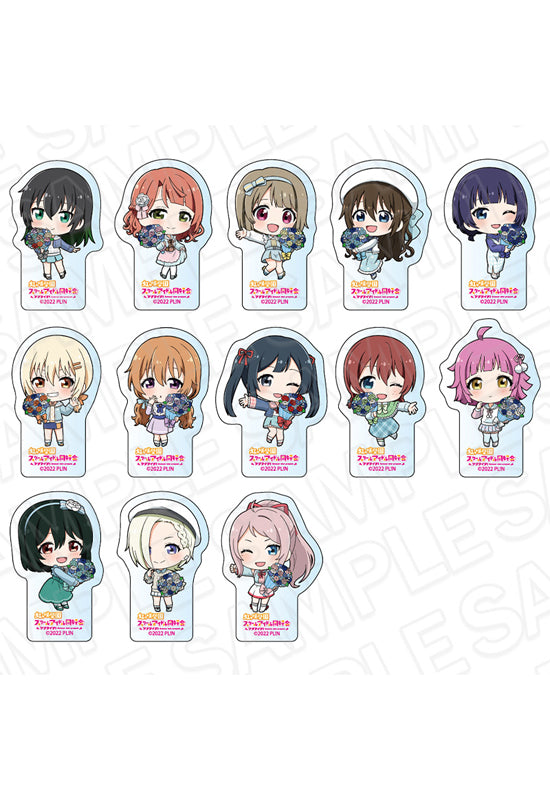 Love Live! Nijigasaki High School Idol Club Contents Seed Acrylic Block Flower Deformed Ver.