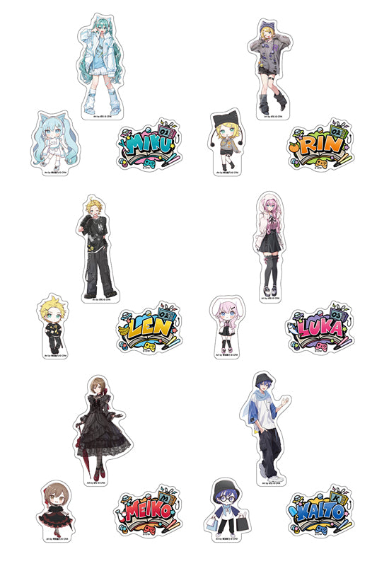 Hatsune Miku Caravan Sticker 3 Set akiba culture fashion