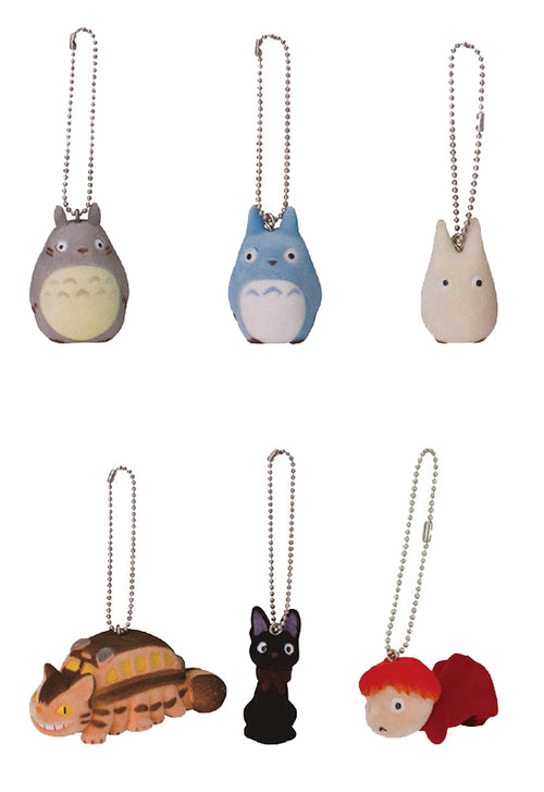 My Neighbor Totoro Sekiguchi Studio Studio Ghibli Flocking Key Chain (