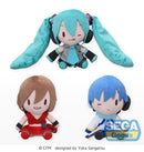 Hatsune Miku Series Plush SEGA fuwa petit Hatsune Miku & MEIKO & KAITO (EX)