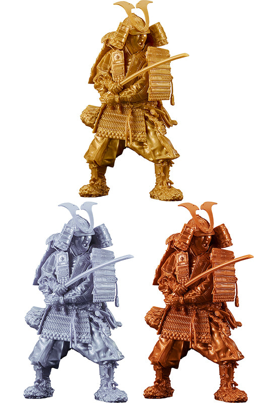 Kamakura Period Armored Warrior Max Factory PLAMAX 1/12 Kamakura Period Armored Warrior: Gold Color Edition/Silver Color Edition/Copper Color Edition