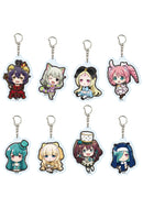 Gushing Over Magical Girls A3 Acrylic Key Chain 03 Alice in Wonderland Ver. (Mini Character Illustration)