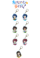 Too Many Losing Heroines! Bell House GyuGyutto Character Goods Acrylic Key Chain