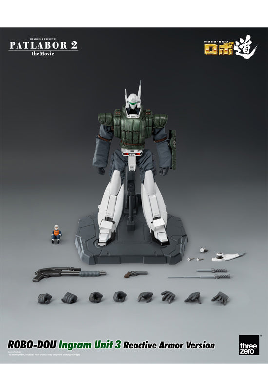 Patlabor 2: The Movie threezero 3A ROBO-DOU Ingram Unit 3 Reactive Armor Version