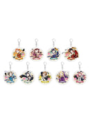 Love Live! School Idol Festival Bushiroad Creative Square Trading Kirarin Acrylic Key Chain Aqours China Dress Ver.