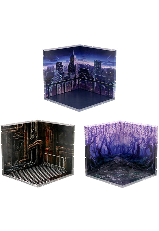 Dioramansion 200 PLM Dioramansion 200: Rooftop (Night) 2 / Abandoned Factory / Wisteria (Rerelease)