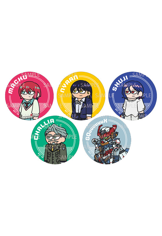 Mobile Suit Gundam GQuuuuuuX Nippon Television Service Jirori Trading Can Badge