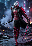CYBERPUNK  VTOYS X BMS X CF SAMURAI THE CRIMSON DAWN OF THE BLADE 1/12 SCALE ACTION FIGURE