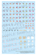 Megami Device Kotobukiya PUNI MOFU Kuro Mao Eye Decal Set