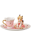 Tea Time Cats RIBOSE DLC Series Orange Cat