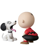 PEANUTS Medicom Toys UDF Charlie Brown & Yawn Snoopy