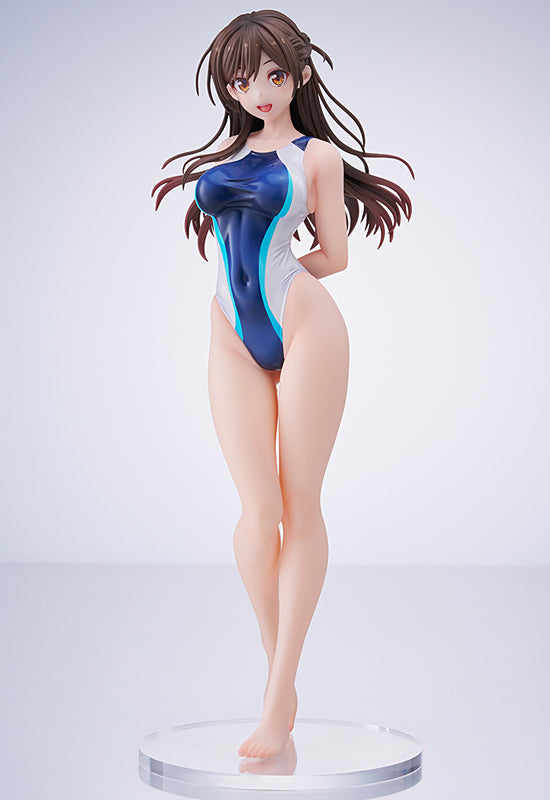 Rent-A-Girlfriend AMAKUNI Chizuru Mizuhara Light Blue Line Swimwear Ver.