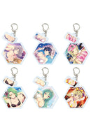 Shinovi Master Senran Kagura: NEW LINK A3 Acrylic Key Chain with Mini Parts 02 Box 1 (Official Illustration)