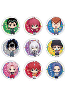 YuYu Hakusho Caravan Trading Mini Character Can Badge Sweets Ver.