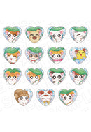 Tottoko Hamutaro Contents Seed Heart Can Badge Rainy Day Ver.