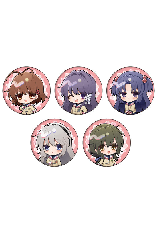 CLANNAD Can Badge 01 Mini Character Illustration