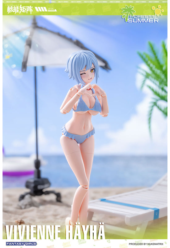 FOREST'S SUMMER FANTASY GIRLS NUKE MATRIX VIVIENNE HAYHA PLASTIC MODEL KIT