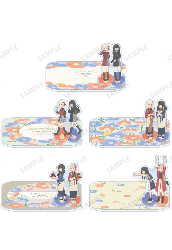 Lycoris Recoil armabianca Nishikigi Chisato & Inoue Takina Botania Coaster with Acrylic Stand