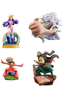 One Piece MEGAHOUSE Petitrama series LOGBOX RE BIRTH Ver. Egghead set