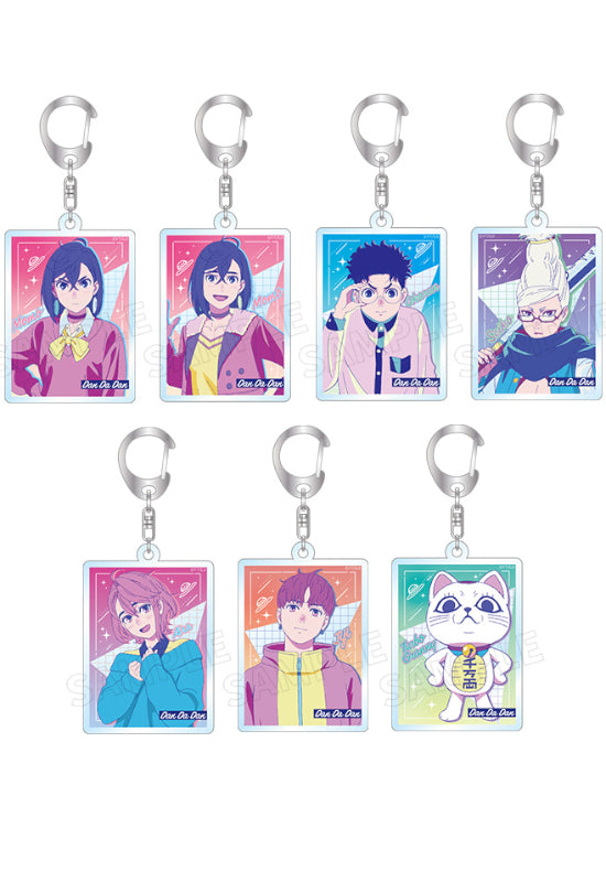 DANDADAN ANICRAFT Retro Pop Style Trading Acrylic Key Chain (re-run)