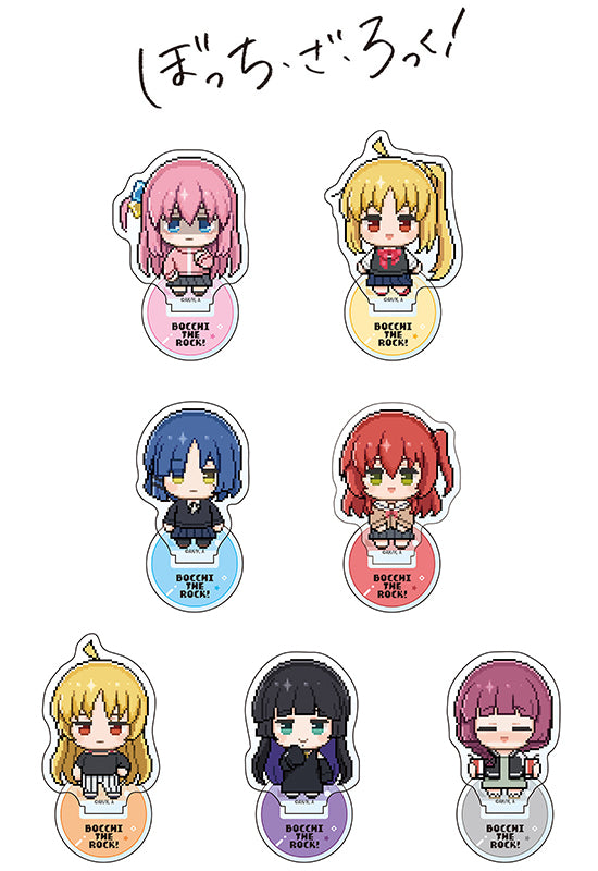 Bocchi the Rock! Curtain Tamashii Mini Acrylic Stand Pixel Art
