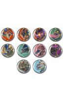 MONSTER HUNTER STORIES 3 FANTHFUL FP006MHS32026 MONSTIES TIN BADGE
